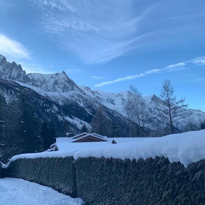 شقة Belle Vue Des Praz شامونكس المظهر الخارجي الصورة